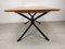 Metal and Teak Table from Roche Bobois, 1980s, Image 3