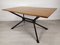 Metal and Teak Table from Roche Bobois, 1980s 2