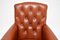 Victorian Deep Buttoned Leather Armchair, 1980s 5