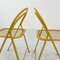 Italian Yellow Folding Metal Chair, 1970s 5