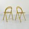 Italian Yellow Folding Metal Chair, 1970s 1