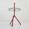 Postmodern Red Side Table, 1980s, Image 2