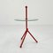 Postmodern Red Side Table, 1980s, Image 4