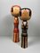 Kokeshi Dolls Family von Miyagi, 1960er, 2er Set 2