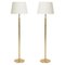 Mid-Century Floor Lamps in Brass by Fagerhults Belysning, 1970s, Set of 2 1