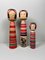 Japanische Vintage Kokeshi Puppen, 1970er, 3er Set 1