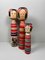 Japanische Vintage Kokeshi Puppen, 1970er, 3er Set 2