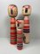 Japanische Vintage Kokeshi Puppen, 1970er, 3er Set 7