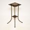Antique Iron & Marble Planter Table, 1890s 3