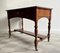 Victorian Mahogany Console Table with Drawer 6