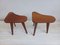 Vintage Side Table in Mahogany, 1960s, Set of 2 5
