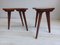 Vintage Side Table in Mahogany, 1960s, Set of 2, Image 2