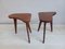 Vintage Side Table in Mahogany, 1960s, Set of 2 9