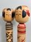 Vintage Sakunami Kokeshi, 1970er, 2er Set 6