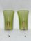Mid-Century Brass and Curved Glass Sconces from Doria Leuchten, Germany, 1960s, Set of 2, Image 1