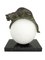 French Equilibre Sculptural Table Lamp with Cat on Glass Ball by Gaillard for Max Le Verrier, 2022 1