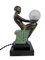 French Art Deco Style Delassement Nude Sculpture Lamp from Max Le Verrier, 2022 8