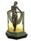 Französische Skulpturale Sérénité Tischlampe im Art Deco Stil von Max Le Verrier, 2022 4