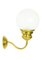 Mid-Century Brass and Frosted Model LP1 Glass Sconces by Luigi Caccia Dominioni for Azucena, 1950s, Set of 4, Image 1