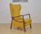 Mid-Century Wingback Lounge Chair with Folding Footrest, 1960s 3