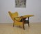 Mid-Century Wingback Lounge Chair with Folding Footrest, 1960s 9