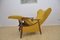 Mid-Century Wingback Lounge Chair with Folding Footrest, 1960s 8