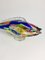 Vintage Bohemia Blue and Yellow Colored Glass Fish Sculpture, Czech Republic from the 1960s 3