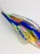 Vintage Bohemia Blue and Yellow Colored Glass Fish Sculpture, Czech Republic from the 1960s 8