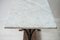 Tavolo da esterno in ferro e marmo, anni '40, Immagine 7