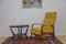 Mid-Century Lounge Chair with Folding Footrest, 1960s 2