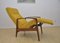 Mid-Century Lounge Chair with Folding Footrest, 1960s 10
