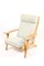 Danish Model 290 Oak Easy Chair by Hans J. Wegner for Getama, 1950s, Image 1