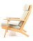 Danish Model 290 Oak Easy Chair by Hans J. Wegner for Getama, 1950s 2