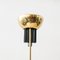 Vintage Gold Floor Lamp, 1980s, Image 10