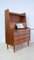 Secretaire in teak con specchio pieghevole, Svezia, anni '70, Immagine 2