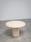 Modern Architectural Dining Table in Travertine, 1980s, Image 1