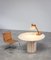 Modern Architectural Dining Table in Travertine, 1980s, Image 3