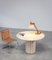 Modern Architectural Dining Table in Travertine, 1980s 2
