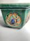 Green Glazed Terracotta Plant Pot Holder, France, 1930s, Image 7