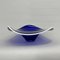 Mid-Century Blue Glass Bowl, Czechoslovakia, 1970s, Image 9