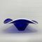 Mid-Century Blue Glass Bowl, Czechoslovakia, 1970s 3