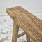 Antique Elm Rustic Pig Bench BG, 1920s 4