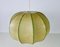 Mid-Century Round Cocoon Pendant Lamp, Italy, 1960s 6