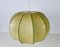 Mid-Century Round Cocoon Pendant Lamp, Italy, 1960s, Image 6