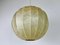 Mid-Century Round Cocoon Pendant Lamp, Italy, 1960s 3