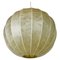 Lámpara colgante Cocoon Mid-Century redonda, años 60, Imagen 1