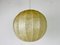 Mid-Century Round Cocoon Pendant Lamp, Italy, 1960s 2