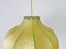 Lámpara colgante Cocoon Mid-Century moderna con forma de flor de Achille Castiglioni, Italia, años 60, Imagen 6