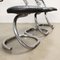 Leather Cobra Chairs by G. Stoppino, Italy, 1960s, Set of 4, Image 7
