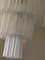 Röhrenförmiger Weißer XPlus Kronleuchter aus Murano Glas 5